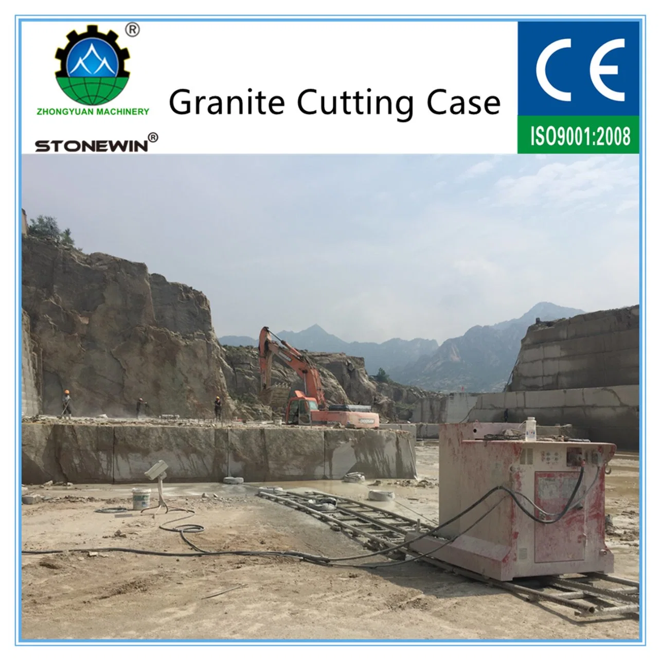 Quarry Minning Diamond Wire Saw for Granite Cutting