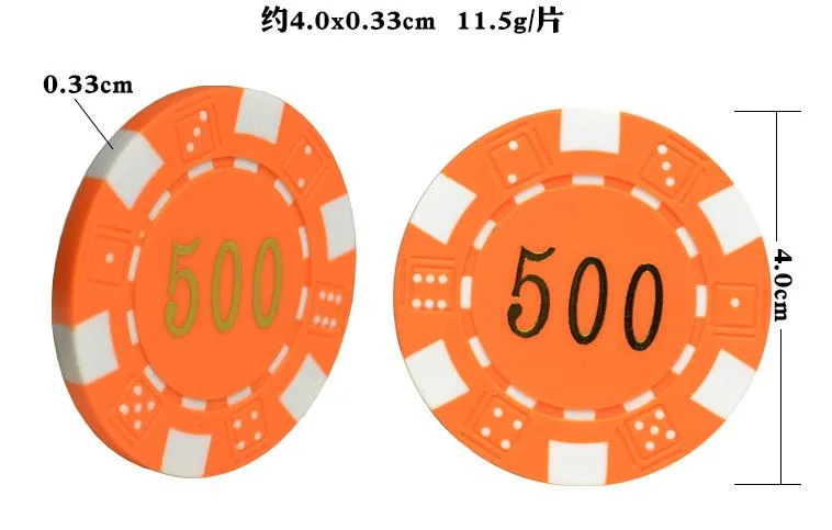 ABS Roulette-Rad-Plastikschürhaken ringsum 40mm Chip-Fabrik-Aktien