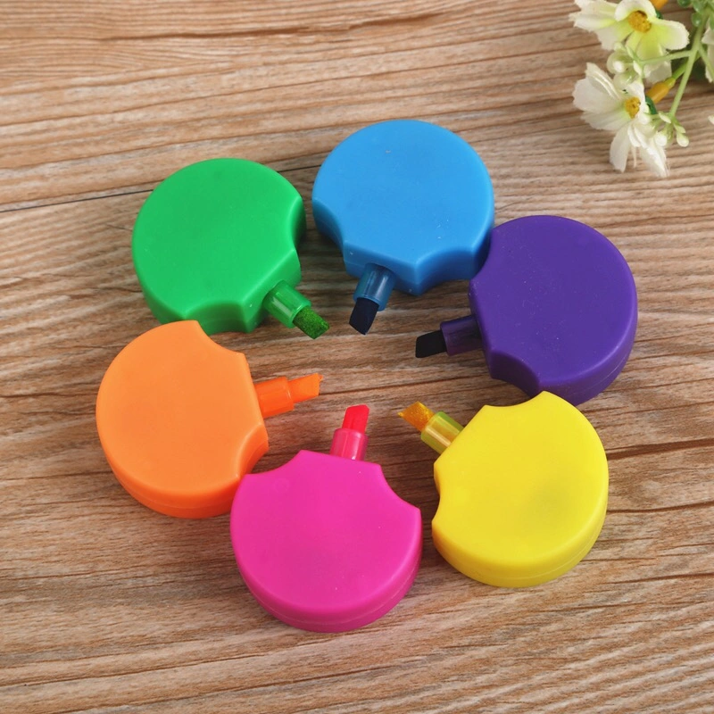 Blume Geformt Textmarker Stift Geschenk Promotion Multi Color