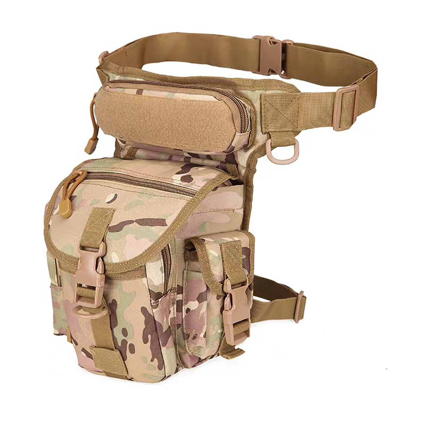 Nylon Camping Waist Hanging Molle Pack Tactical Military Leg Bag Ci24157