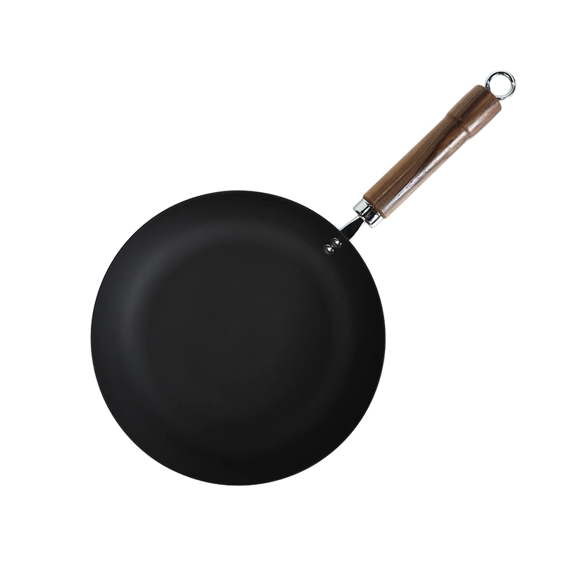 Titanium Non-Stick Frying Pan No Coating Rustproof Carbon Steel Skillet