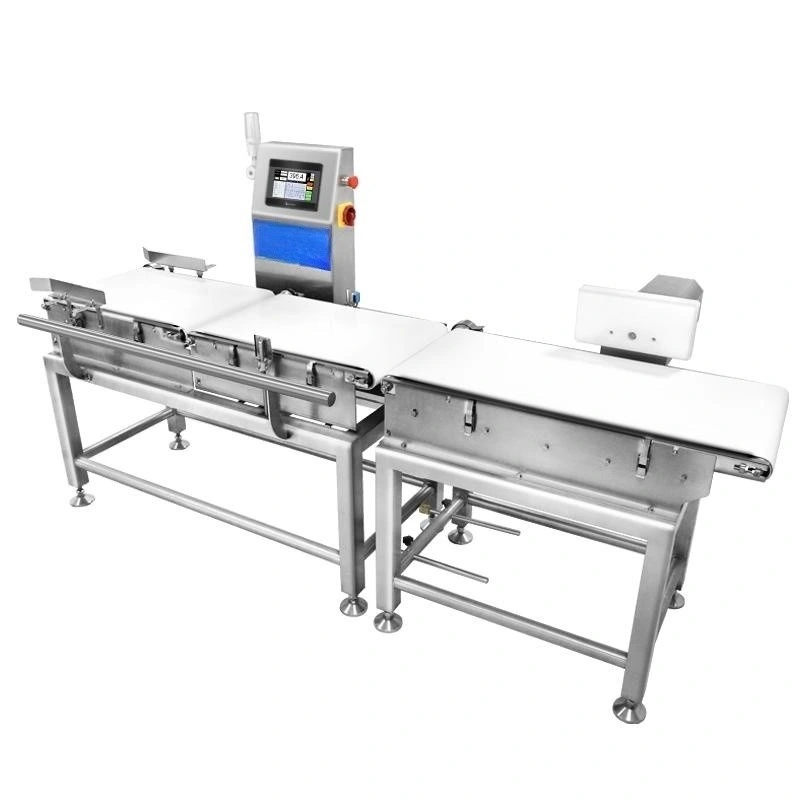 OEM Custom Combined Machine Food Metal Detector and Checkweigher with Pusher Rejector