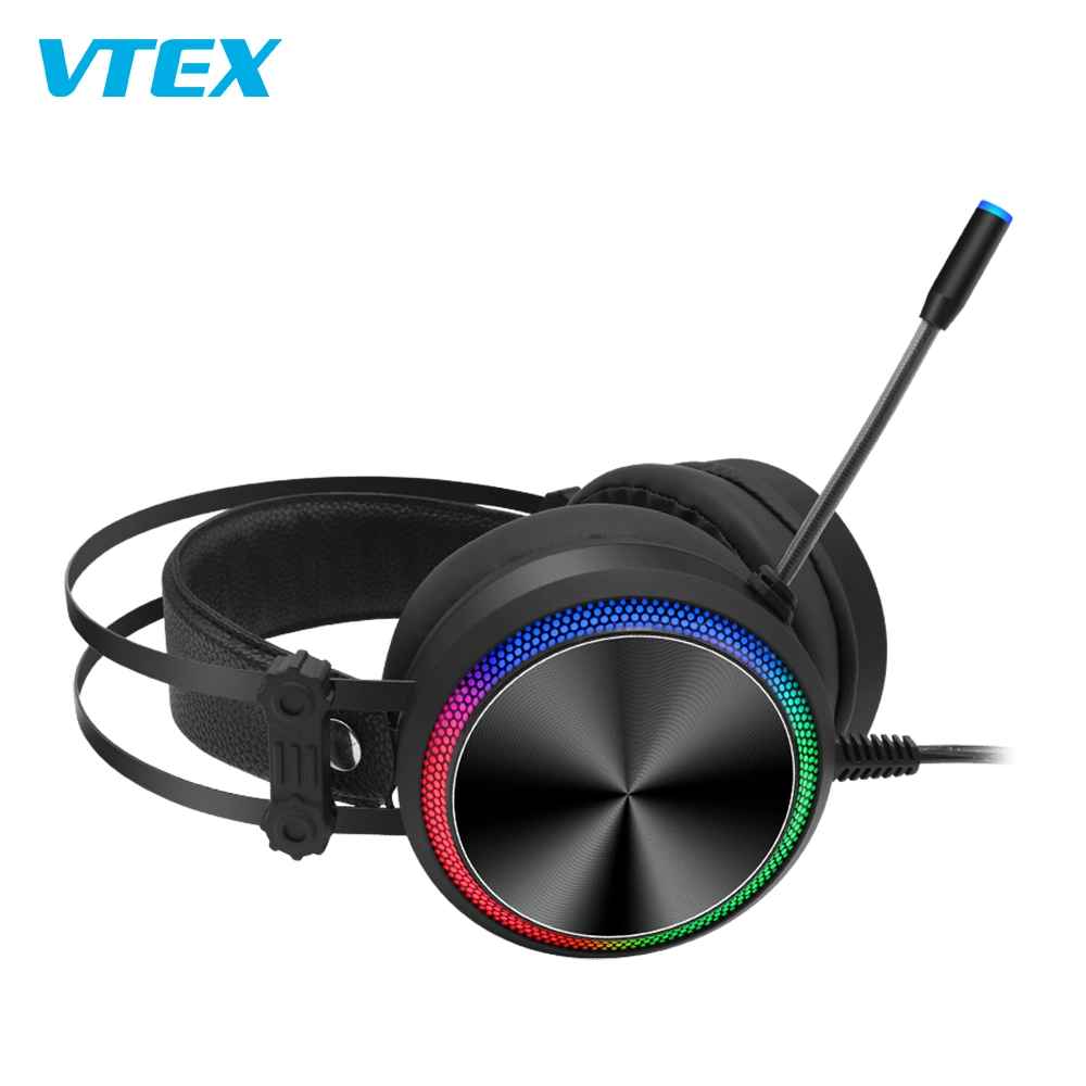 RGB Lighting Wired Headset Gaming Earphone Headphones