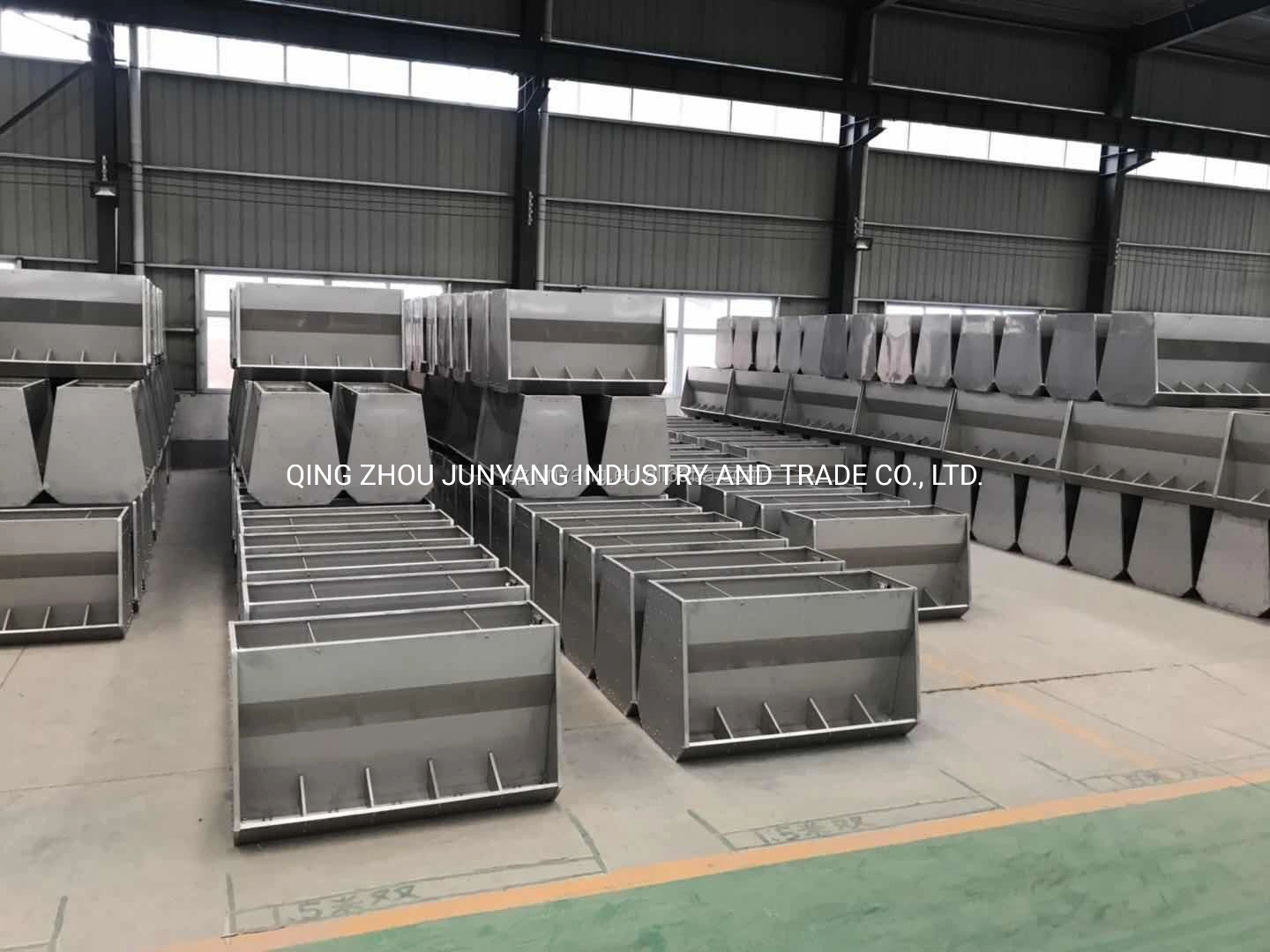 China Made Double-Side Automatic Pig Feeding Trough Hog Feeders Farming Equipment