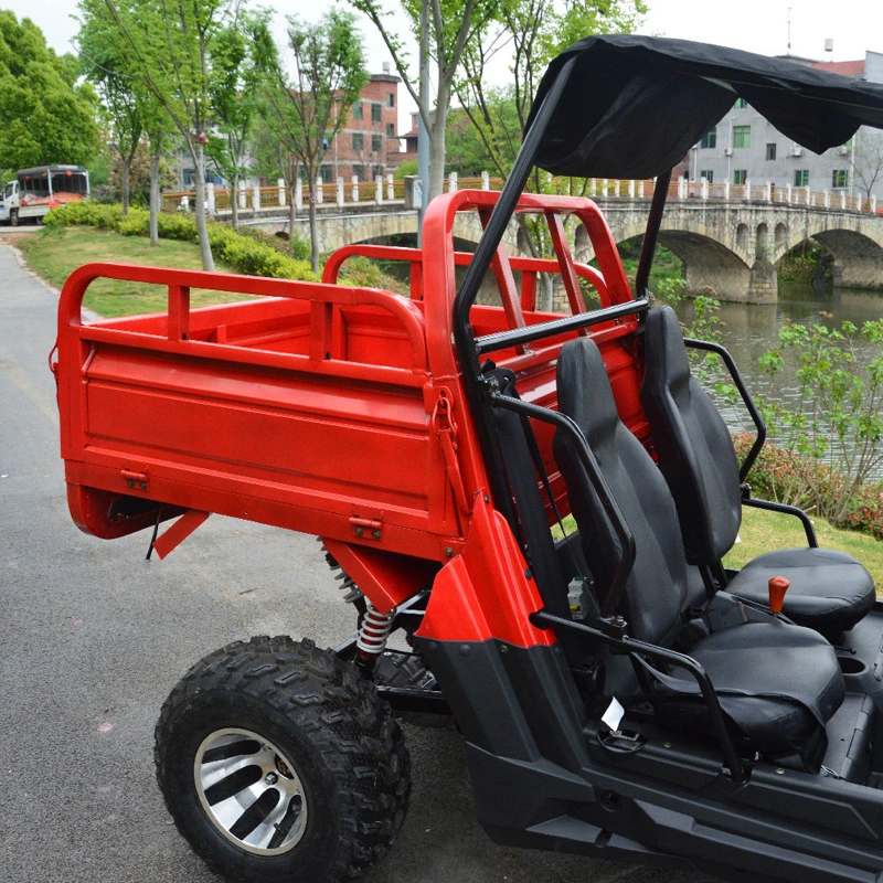 High quality/High cost performance  Powerful 3000W Electric UTV Electric Farmer Car with Cargo Box Trailer 2000W 3000W Farm UTV for Sale