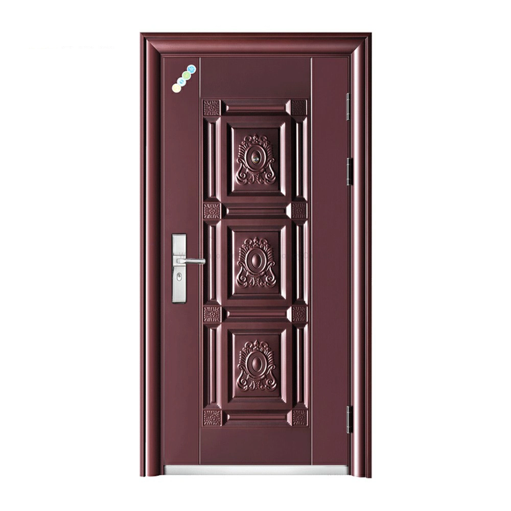 Ghana Entry Steel Door Price Exterior Steel Swing Security Door for Sale