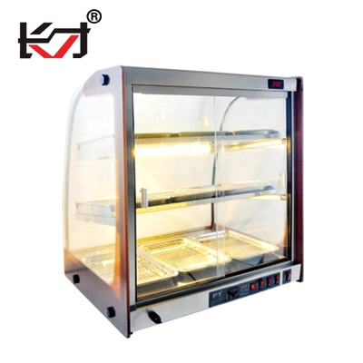 CH-4D Poplular High Quality Stainless Steel Commercial Use Convenient Store Kfc Food Hot Display Showcase Warmer Wholesale Factory Price