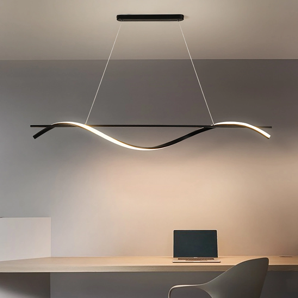 Chandelier Designer Dining Room Lamp Nordic Minimalist Word Strip Lamp