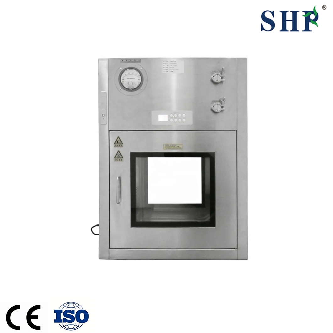 Cleanroom CE Standard Pass Box, Mechanical/Electrical Interlock Laboratory Use for Clean Room