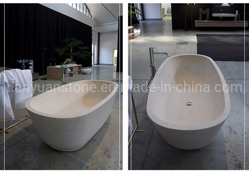 Stone Bathtub Shower Tub Surround for Bathroom