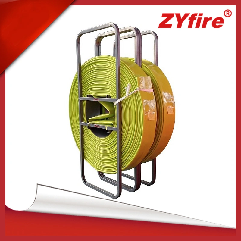 Zyfire Large Diameter Waste Water Discharge TPU Manure Transfer Layflat Drag Hose for Irrigation Water Delivery