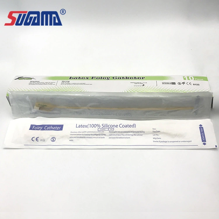 100% Silicone Foley Catheter 2-Way 3-Way Urine Catheter Sterile