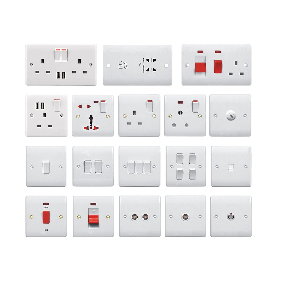 Multifunction Furniture Power 3 Pin Plug Outlet Lamp Light USB Socket