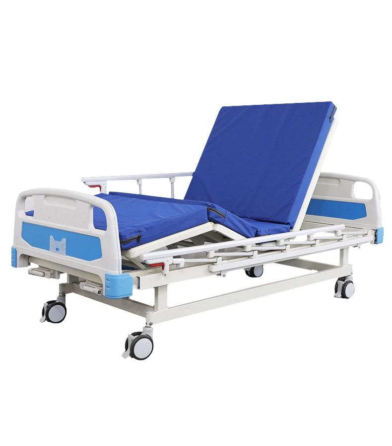 High quality/High cost performance Cheap Price of ABS Manual Two Crank Hospital Nursing Bed