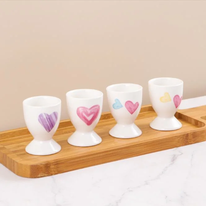 Ceramic Mini Tall Egg Cup Cartoon Ceramic Wine Cup