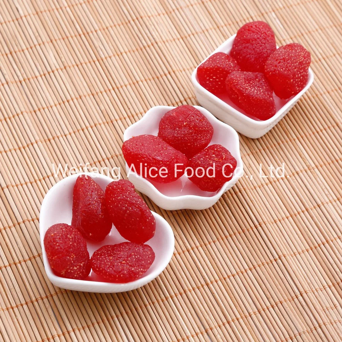 Sweet Taste and Red Color Dried Strawberry Candied Dried Strawberry