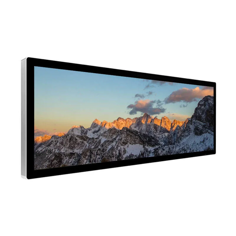 Double Sided 37 Inch LCD Stretch Bar Display