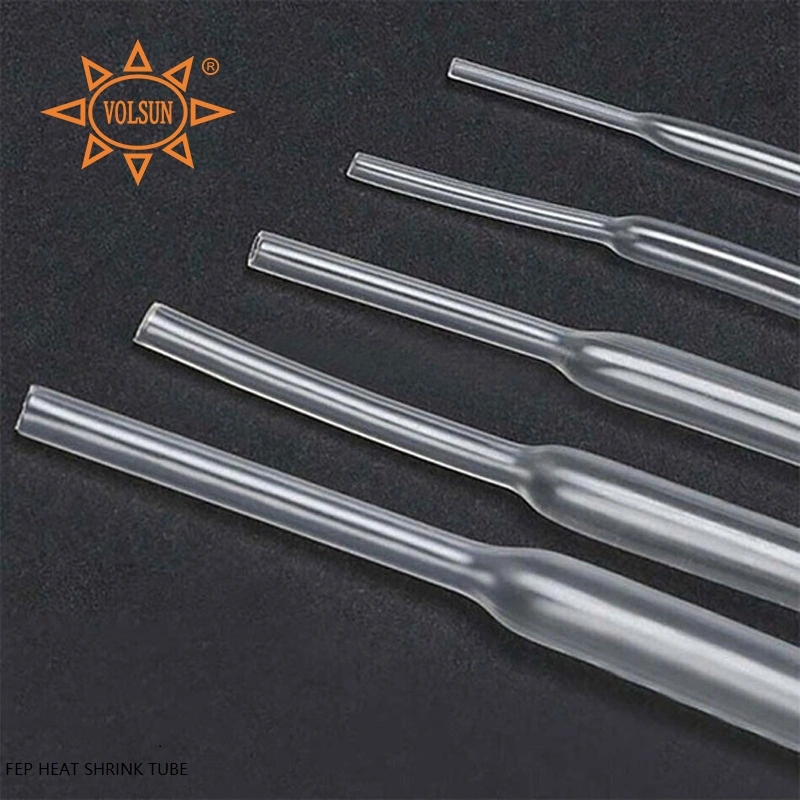 Highly Transparent Tight Packaging Anti-Abrasion Medical Grade FEP Shrink Tubes