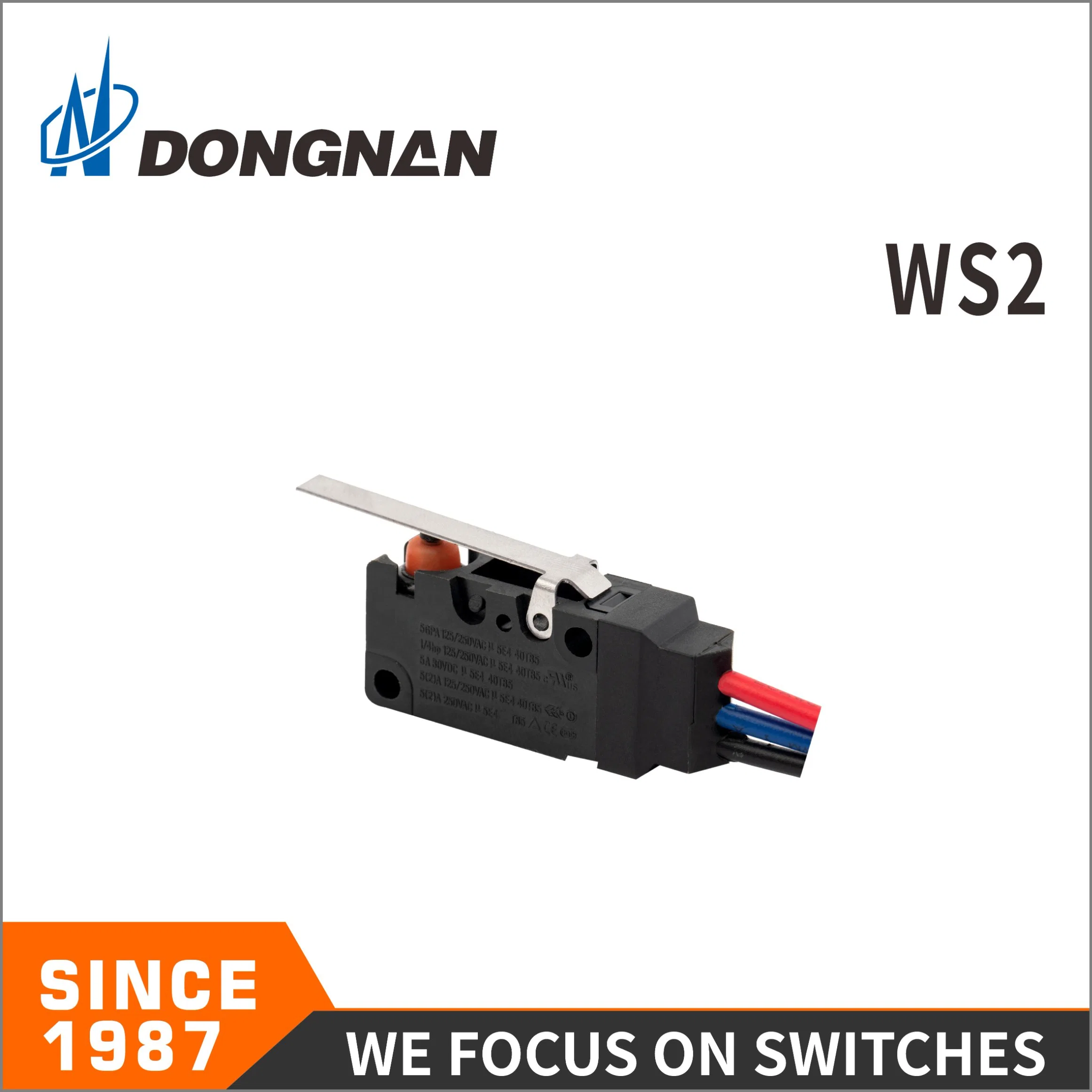 Automobile Office Machine Waterproof Micro Switch Ws2 Wholesale/Supplier Manufacturers