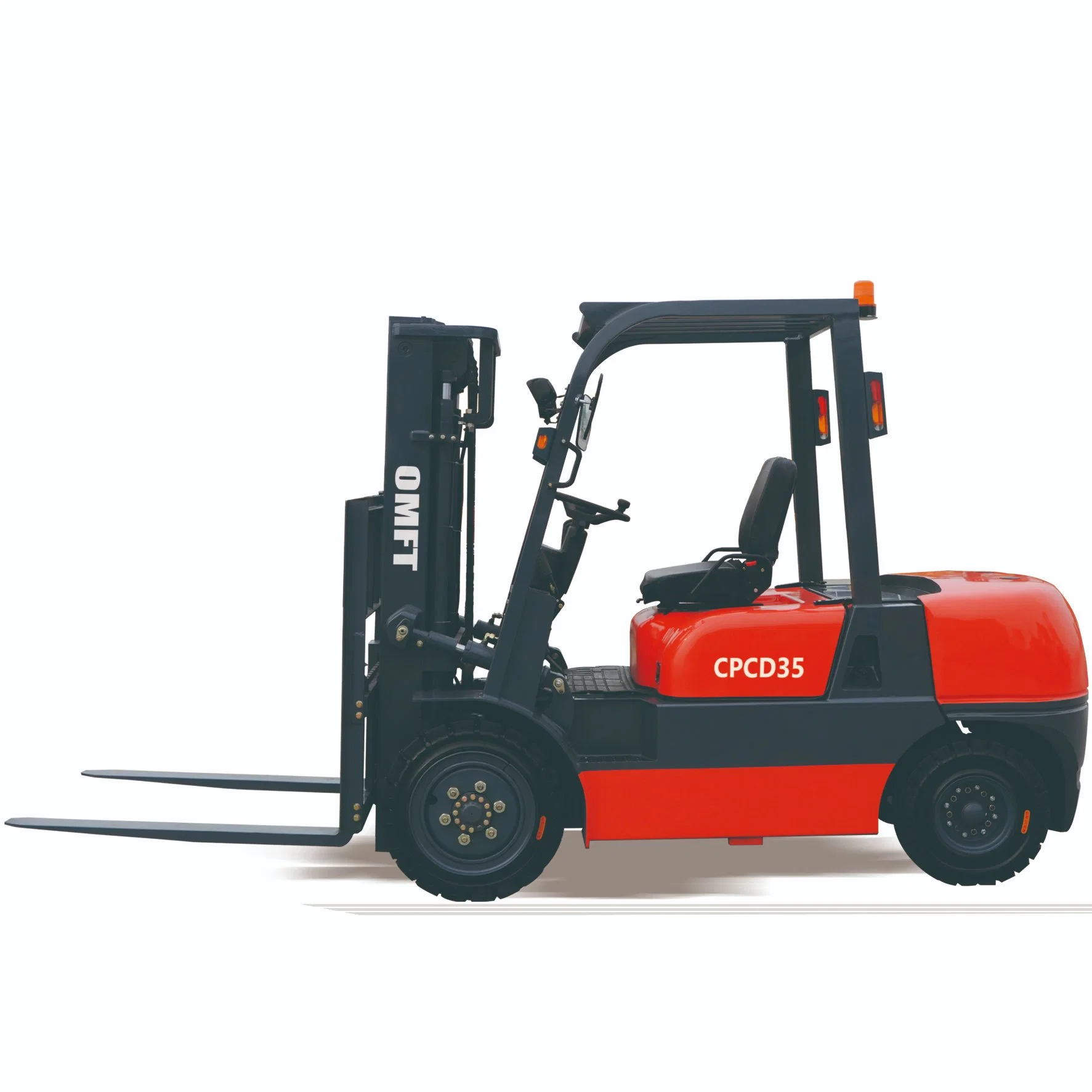 3.5ton 3500kg Cpcd35 Diesel Forklift Truck with 4.0m 4000mm Mast Duplex with Free Lift