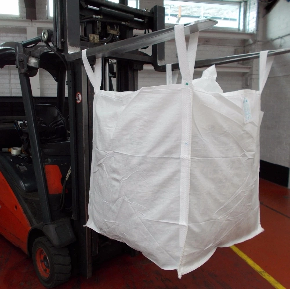 SGS BRC Fabricación plástico Embalaje Cemento Arena Papa Leña Ore Productos químicos Salt Virgin Polipropileno PP Woven Super 1 2 Ton Big Bag FIBC gigante a granel