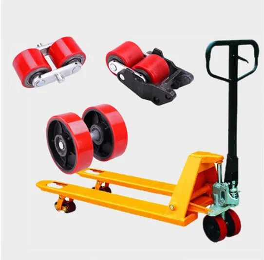 Macaco de paletes manual nylon Trolley PU Wheel, Hydraulic AC Pump