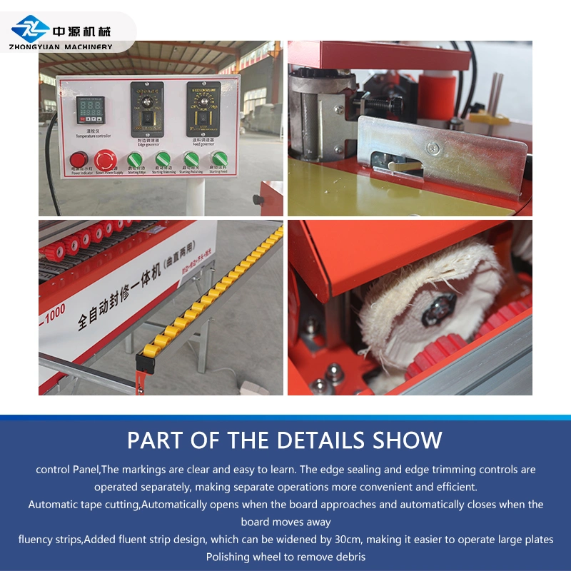 Jinan Direct Home Affordable High Speed Small Sealing Machinery Polygon Sheet Edge Banding Machine