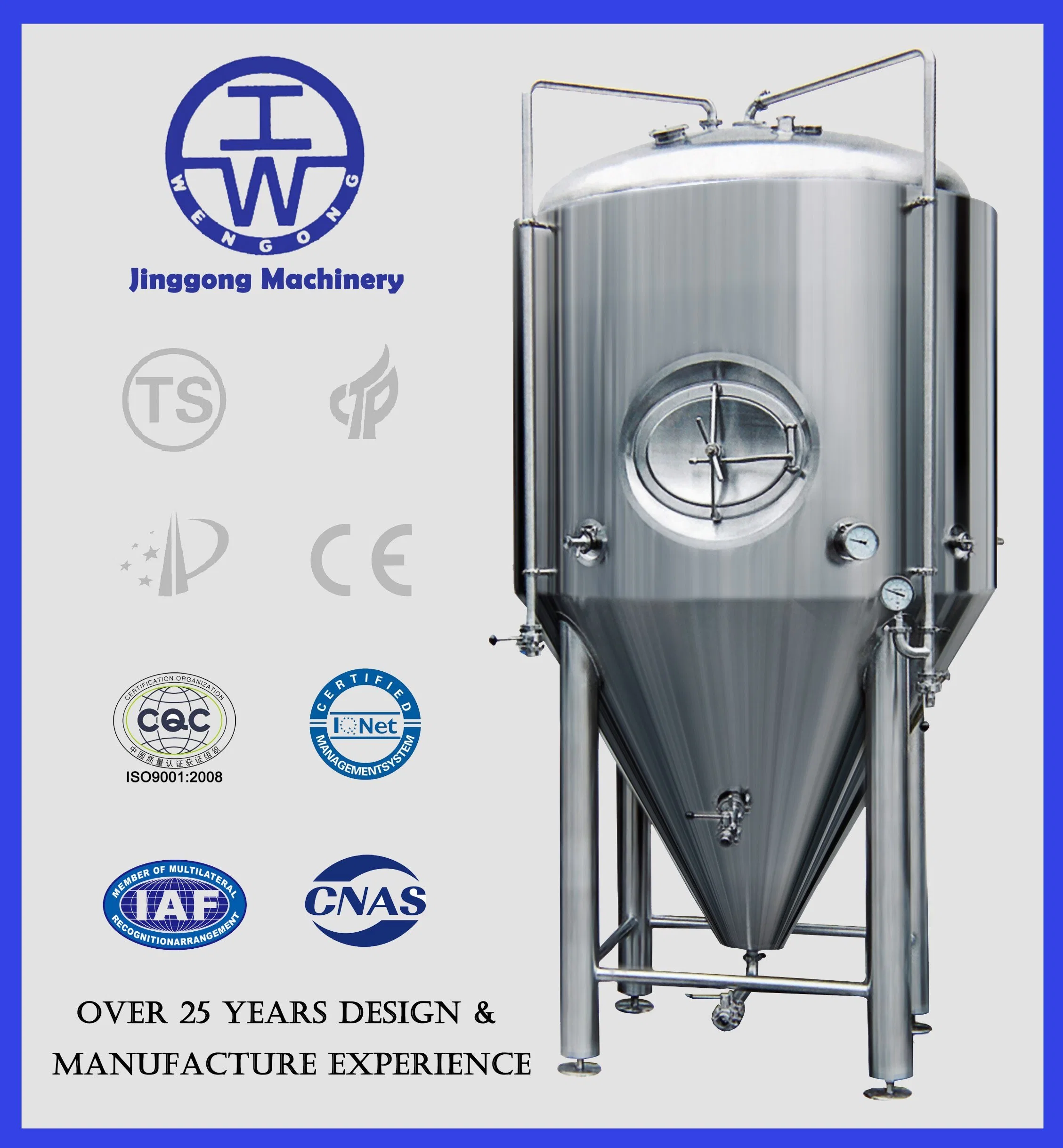 Affordable Price Stainless Steel Conical Fermenter for Beer Brewing