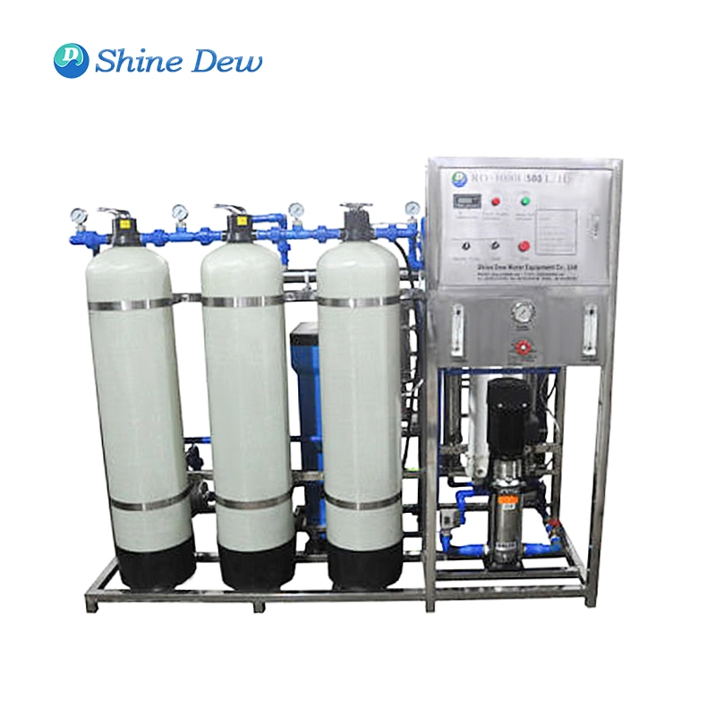 Venda a quente 250L/H de sistemas de purificação de água de osmose inversa