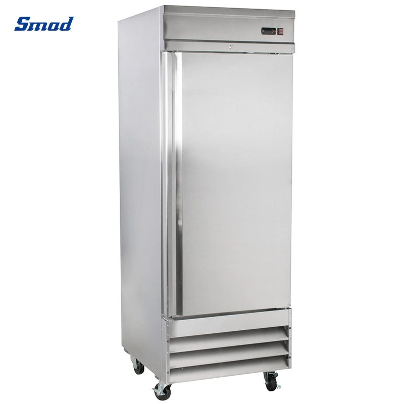 23cuft Smad puerta sólida de control de temperatura electrónico cocina nevera equipo