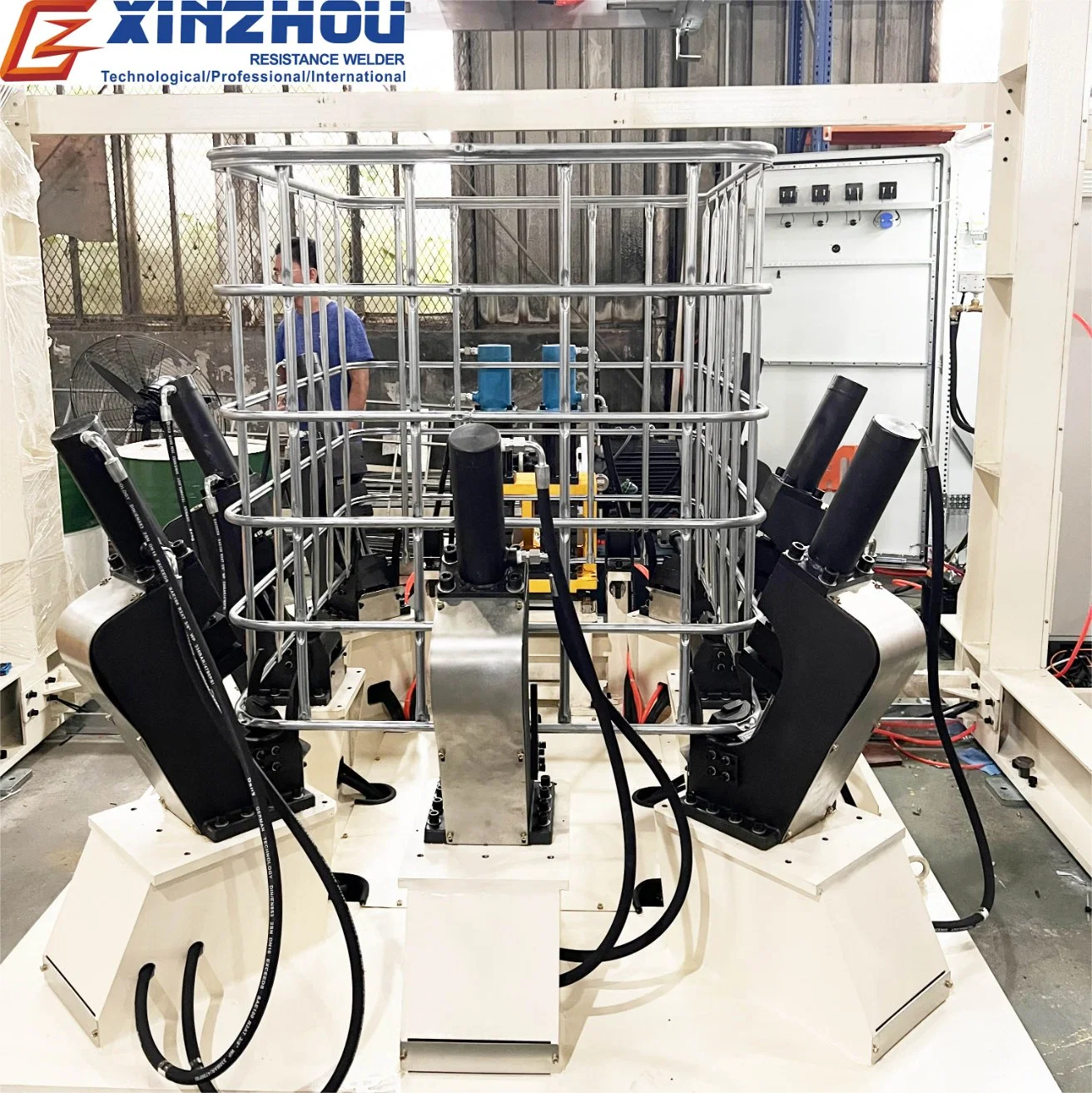 Bulk Container Frame Welding Equipment IBC Container Welding System