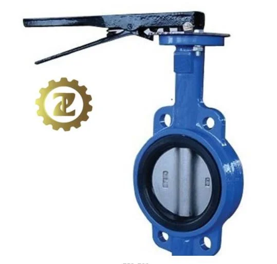 Zhv Pn16/10 Ductile Iron EPDM Seated Lever Handle Wafer Butterfly Valve