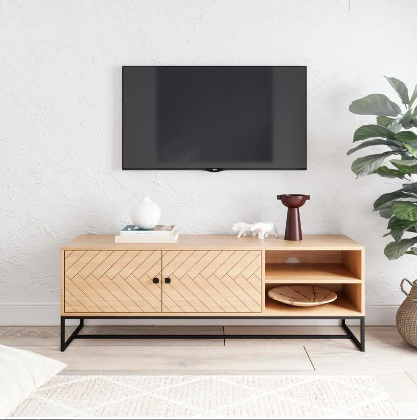 Fashion Wooden TV Cabinet Entertainment Unit