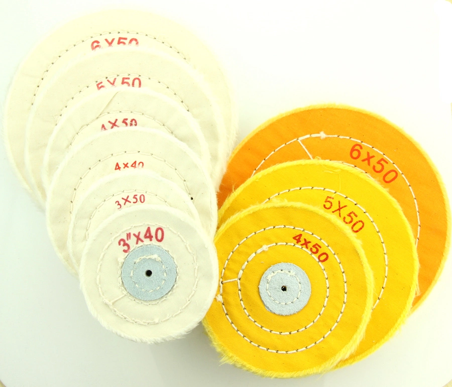 Hot Sell 3'/4'/5'/6' Lnch Cotton Rough Dental Cloth Wheel