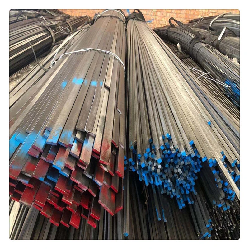 Low Carbon Rod Raw Material Free Cutting Steel Non Alloy Steel Flat