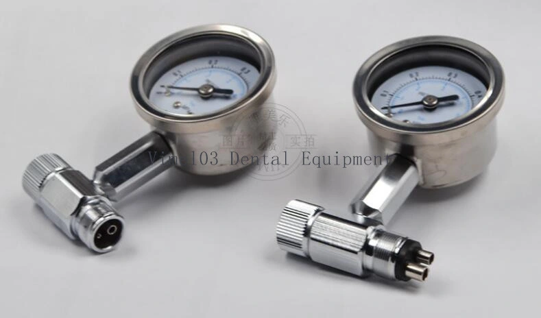 Turbine Manometer for Dental Handpiece Tool Pressure Gauge Test Air Pressure