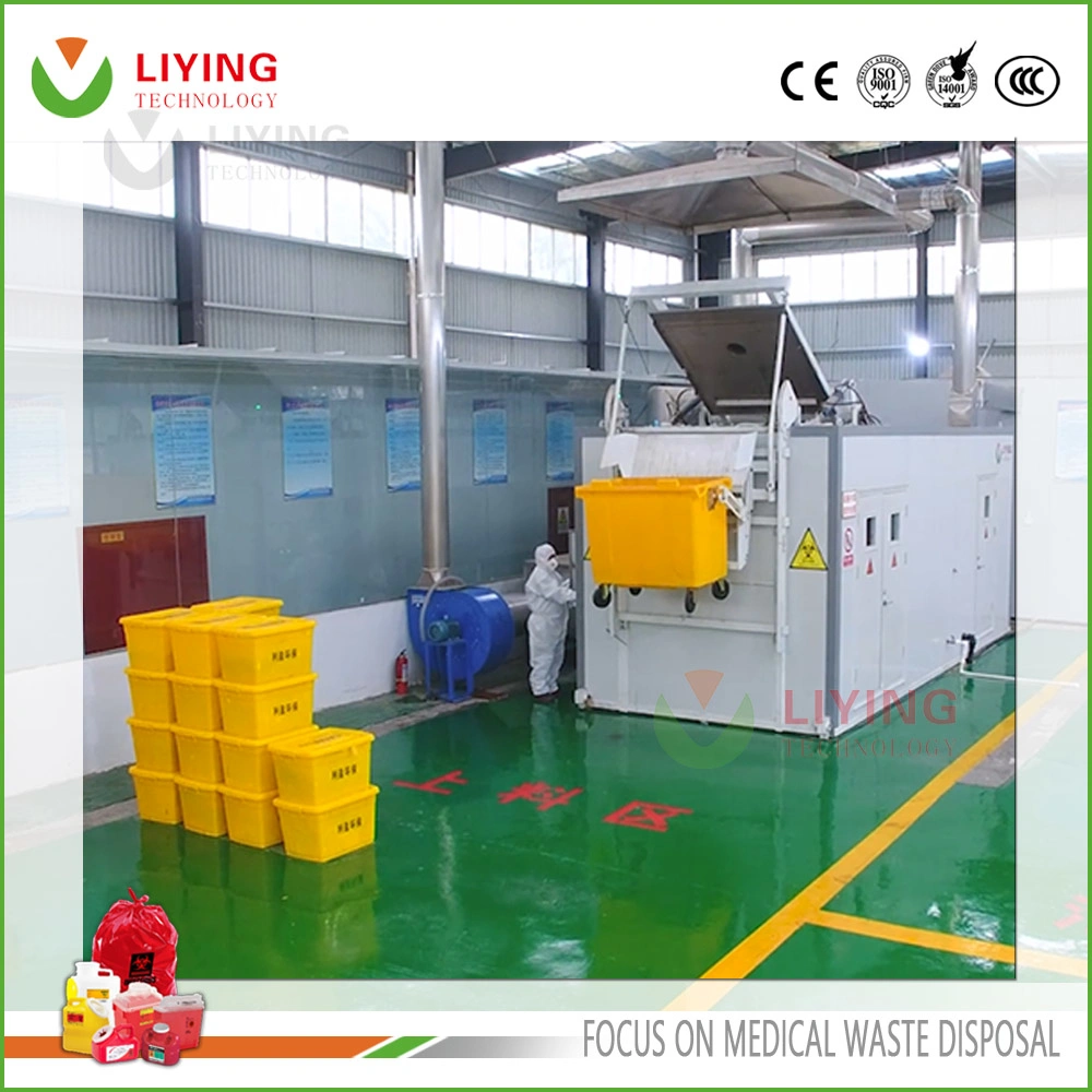 Microwave Treatment Equipment for Hospital/Clinic Medical Waste/Garbage Use