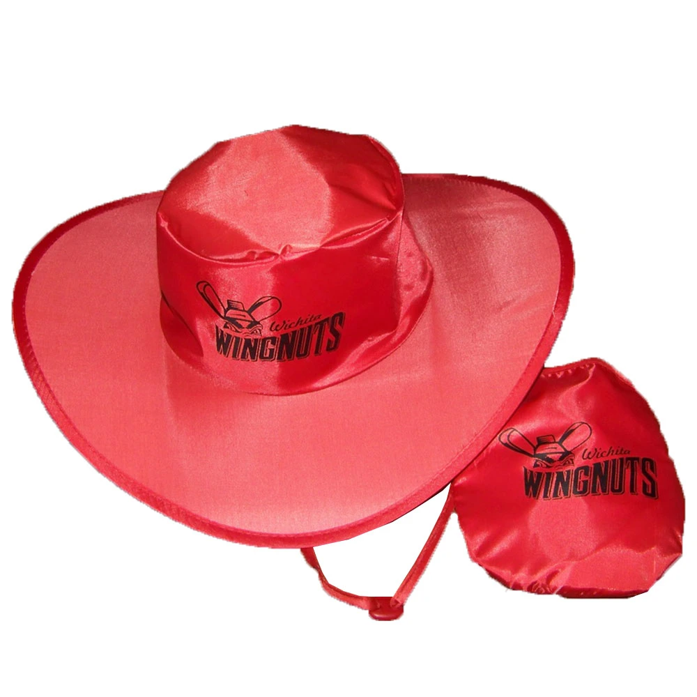 Custom Polyester Foldable Cowboy Hat and Foldable Cap with National Flag Design Polyester Hat