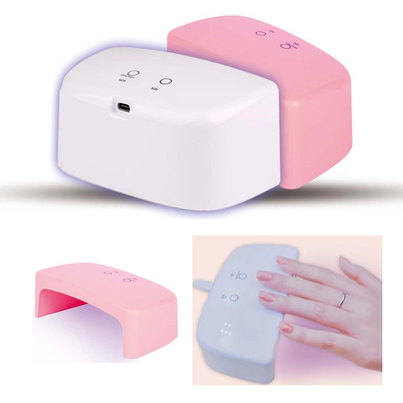 2023 New Model Portable Mini Rechargeable Nail Lamp 12W Battery Nail Lamp