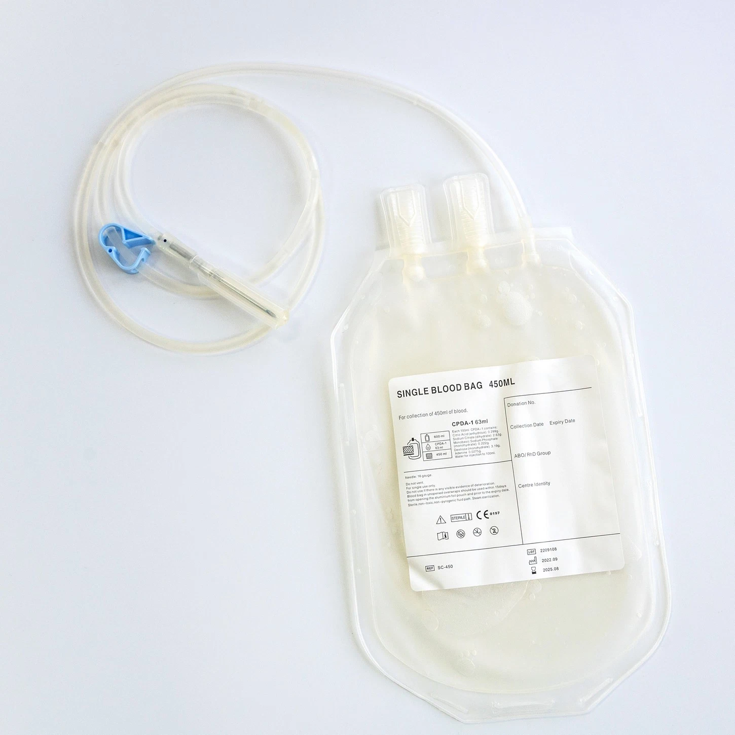 Medmount Medical Disposable Sterile Single/ Double/ Triple/ Quadruple Transfusion Blood Bag for Collection