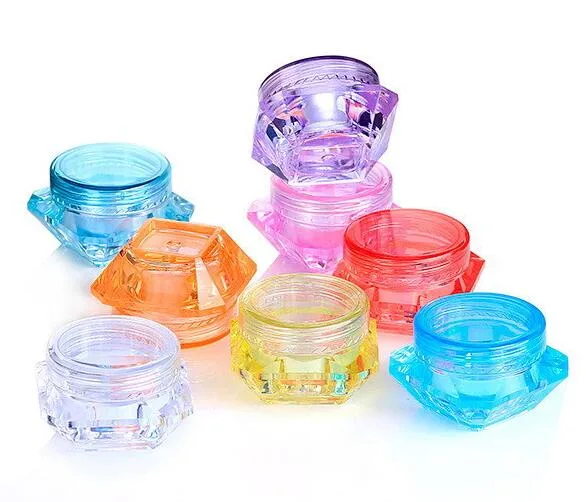 Free Sample Colourful Mushroom Cream Jar Trial Sample Skin Care Product Cosmetics Bottle Belt Inner Cap Box 5g 10g 20g 30g