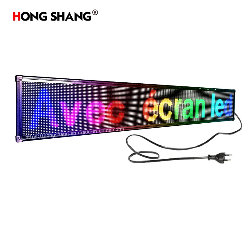 Taxi LED Bulb Display Board Shop Mini Ads Scroll Screen