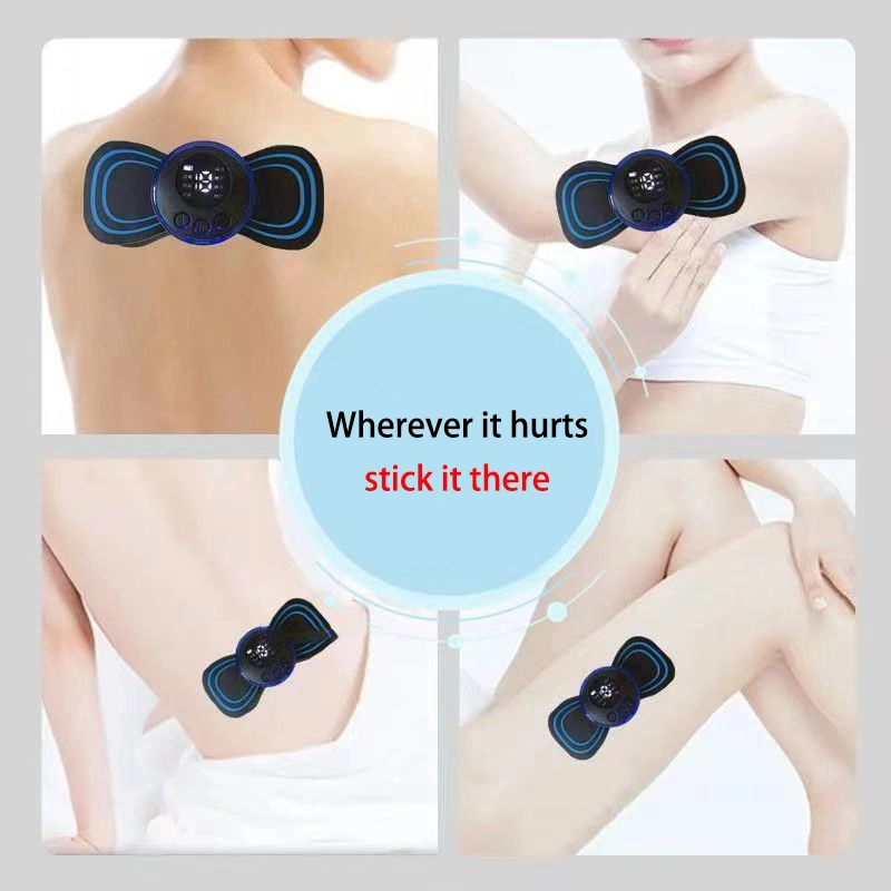 Portable Mini Electric Neck Therapy Pain Massage Stick EMS Mini Electric Massager