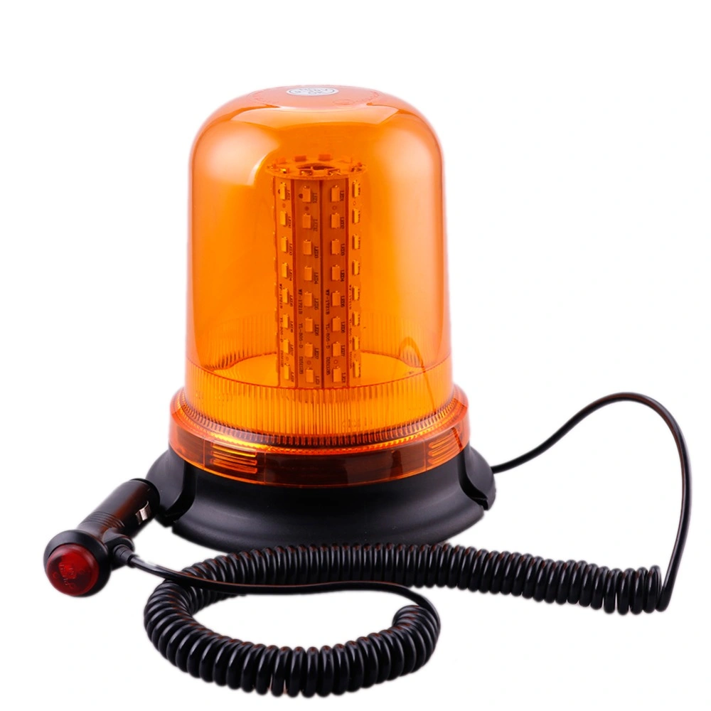 Yellow LED Rotating Beacon Warning Light for Heavy Duty