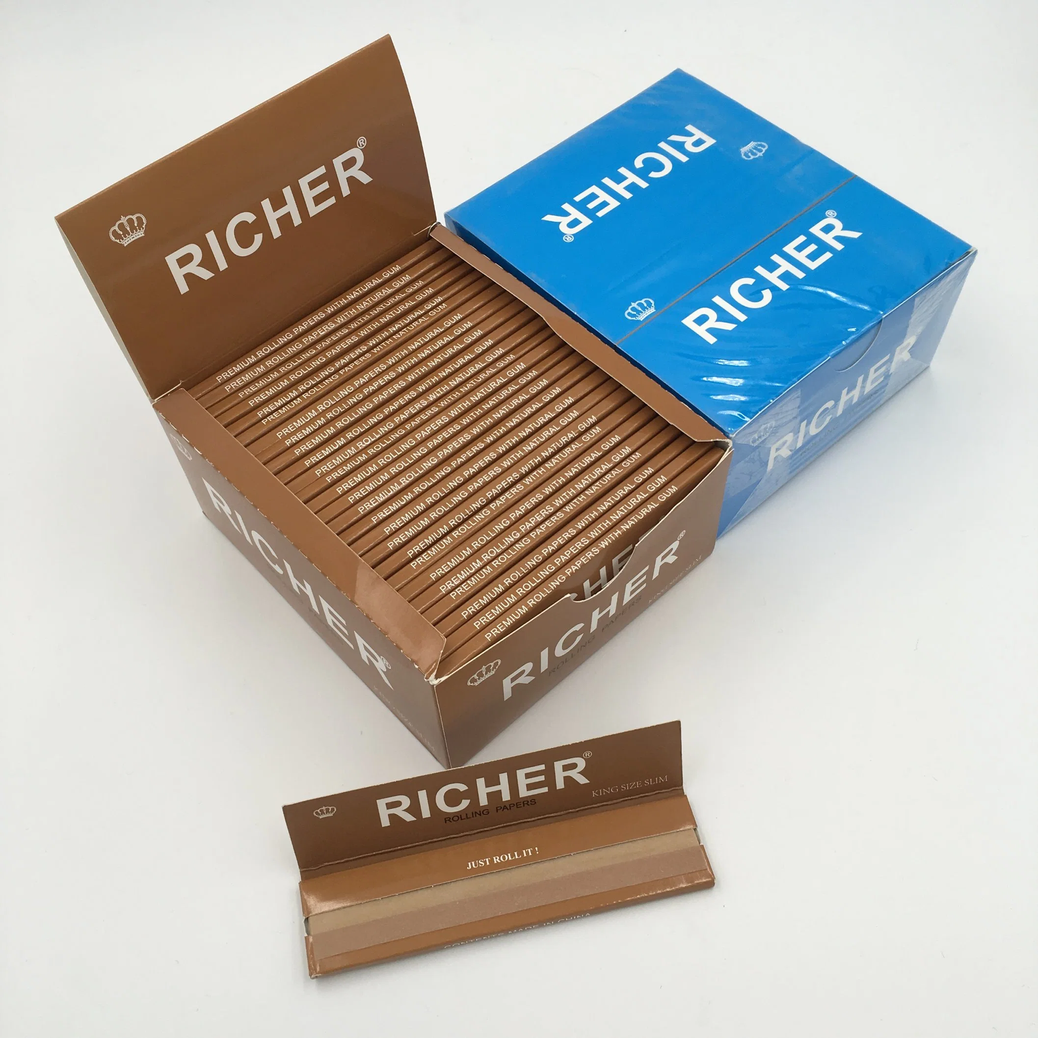 Custom High quality/High cost performance  All Size Cigarette Rolling Paper Smoking Skins