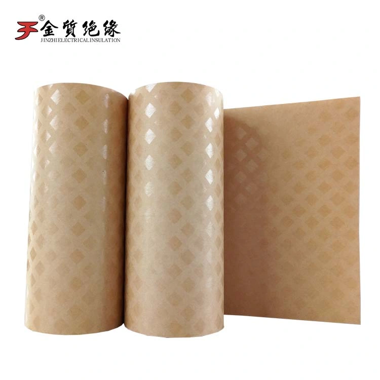 Insulation Material Transformer Diamond Dotted DDP Paper Resin Coated Motor Winding Paper