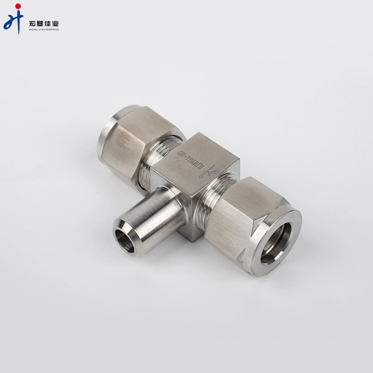 Hard Tube Stainless Steel Three Way T Type Terminal Pipe Forged Fittings