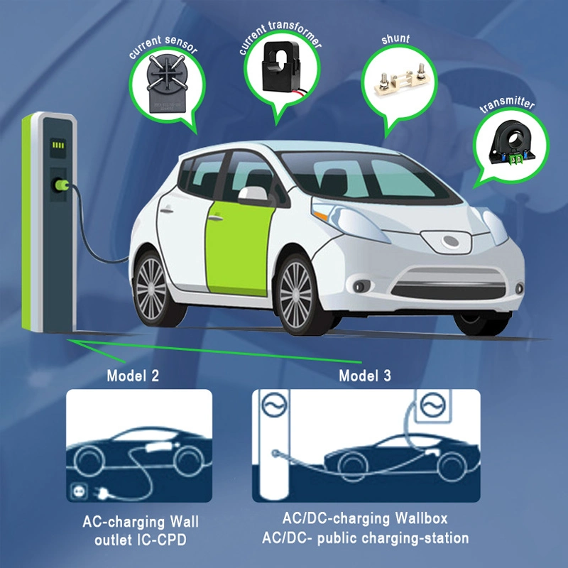 Heyi Hyca B tipo transformador de detecção de corrente na parede eletrônica Carregador de caixa EV IEC62955