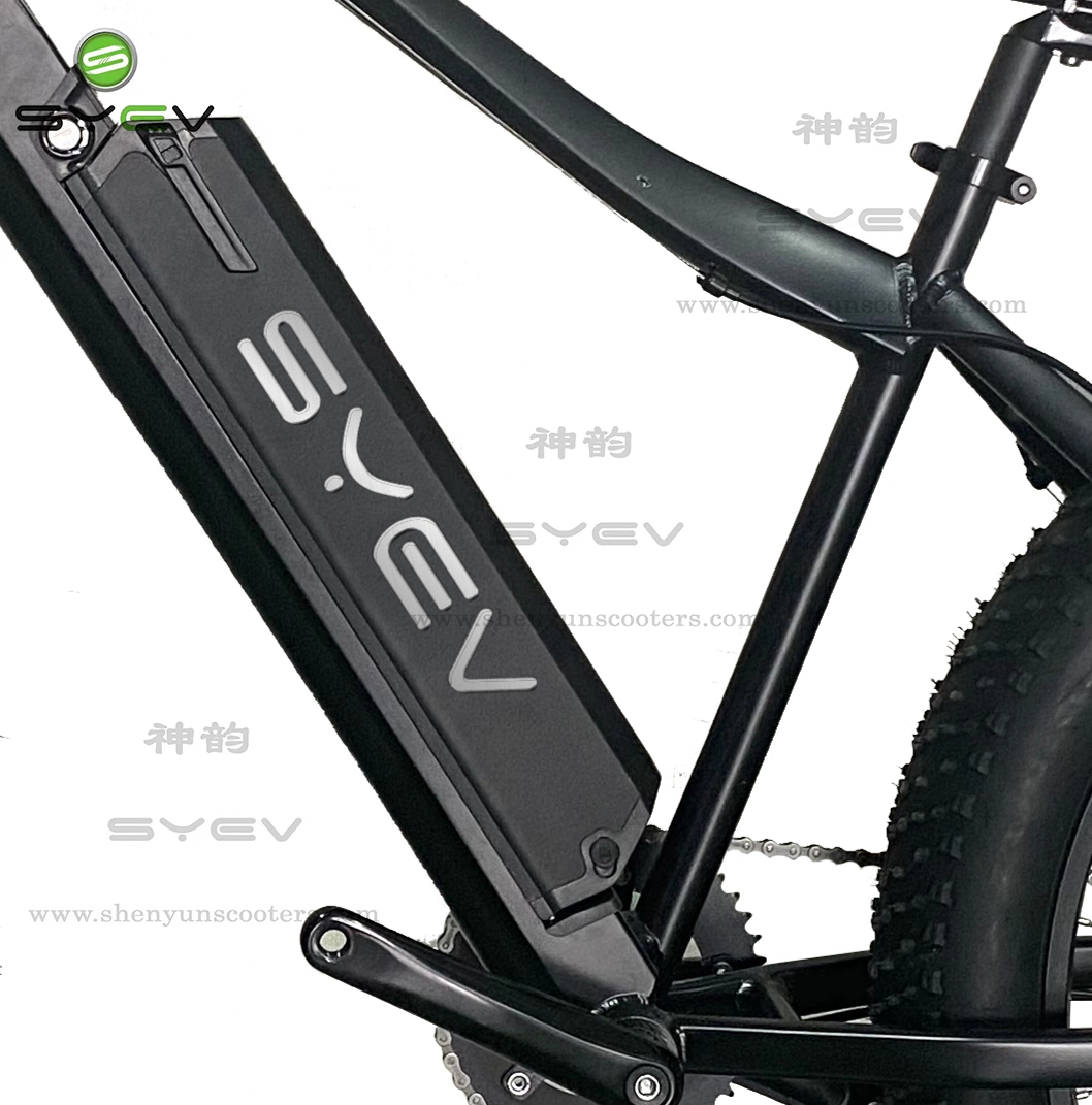 Wuxi Shenyun Factory New High Performance 26" Fat Tyre Aluminum Alloy Mountain Electric Bike for Heavy Riders