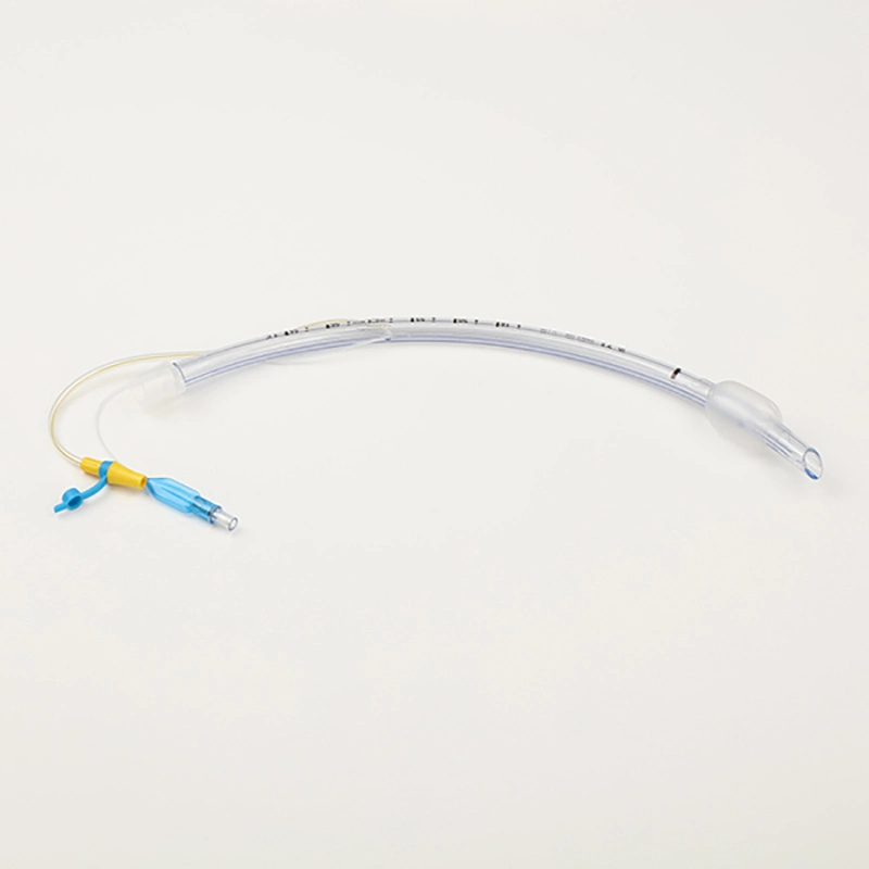 Disposable PVC Endotracheal Tube with Double Suction Lumen